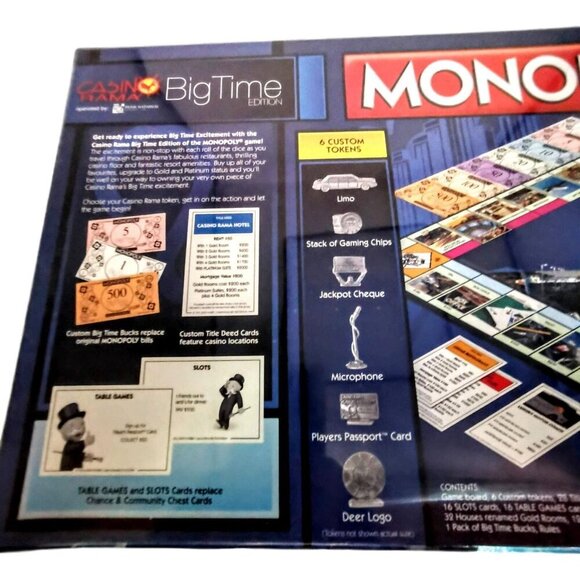 Casino Rama Monopoly Game Big Time Limo Stack Chips Gambling Las Vegas New - Picture 4 of 6